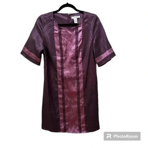 Vertigo Paris satin purple dress Large